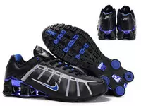 pas cher shox nz 3 nike hombre zapatos 2013 uv leven black blue